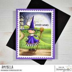 STAMPINGBELLA - Whimsabella Witch Elspeth Spindlewick