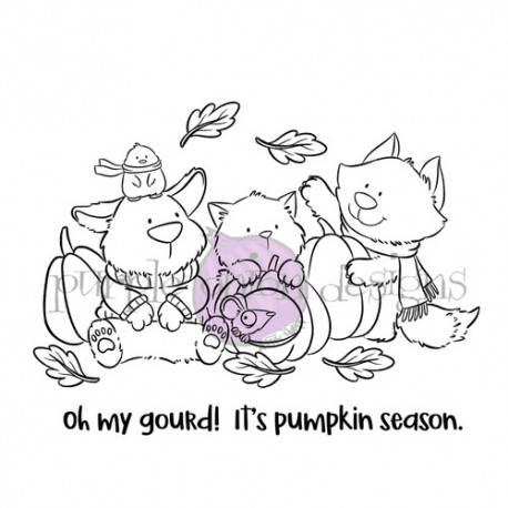 PURPLE ONION - AUTUMN GREETING
