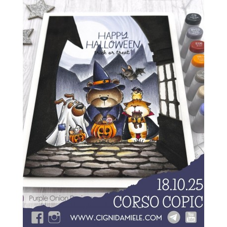CORSO CARDMAKING CON COPIC - PRESENZA - SAB. 18 OTTOBRE ORE 10:00