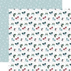 ECHOPARK - Winter Fun: Snow Fun Mittens 12x12 Patterned Paper