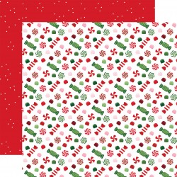 ECHOPARK - Santa's Christmas Delivery: Sweet As Sugar Candies 12x12 Patterned Paper
