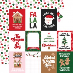 ECHOPARK -Santa's Christmas Delivery: Santa's Christmas Delivery: 3x4 Journaling Cards 12x12 Patterned Paper