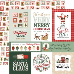 CARTABELLA  - Christmas Village: Merry Journaling Cards 12x12 Patterned Paper
