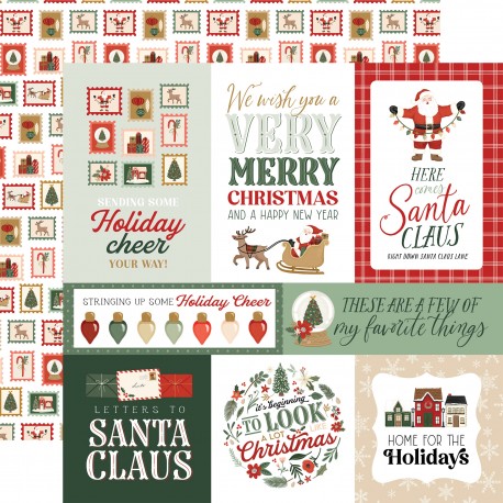 ECHOPARK -Santa's Christmas Delivery: Santa's Delivery 12x12 Patterned Paper