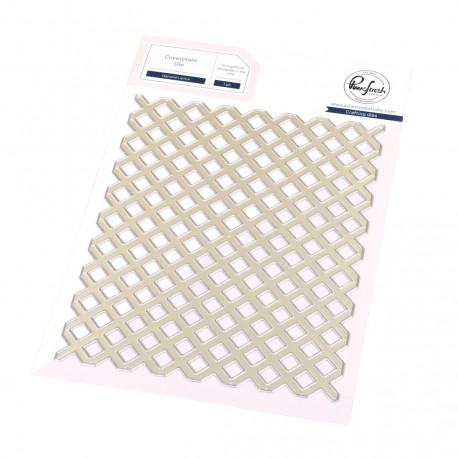 PINKFRESH STUDIO -Floral Lattice Coverplate Die