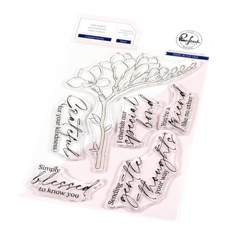 PINKFRESH STUDIO - Freesia Flourish Stamp