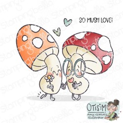 STAMPINGBELLA -   Mushroom Besties (2 stamps included)