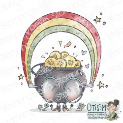 STAMPINGBELLA -  Spec-Tacular Pot of Gold