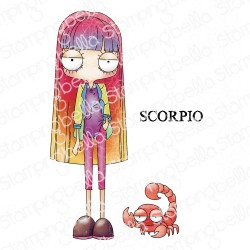 STAMPINGBELLA -  Oddball Zodiac Scorpio (3 stamps included)