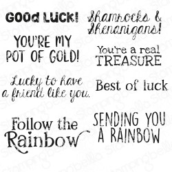 STAMPINGBELLA -  Good Luck Sentiment Set (8 stamps included)
