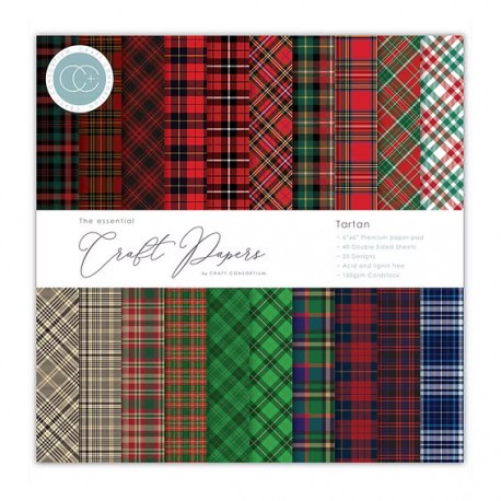 Essential Craft Papers - 6"x6" - Tartan