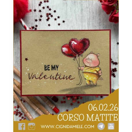 CORSO CARDMAKING CON MATITE - ONLINE - VEN. 23 GENNAIO ORE 20:30