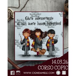 CORSO CARDMAKING CON COPIC - PRESENZA - SAB. 14 FEBBRAIO ORE 10:00
