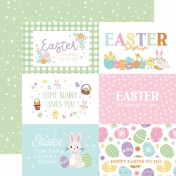 ECHOPARK- Easter Basket: 6x4 Journaling Cards 12x12 Patterned Paper