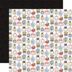 Fashion: Pretty Perfumes 12x12 Patterned Paper