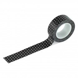 ECHOPARK - Essentials: White Dot Essentials Washi Tape