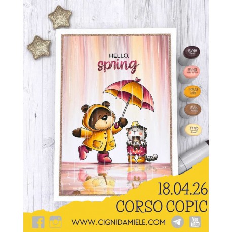 CORSO CARDMAKING CON COPIC - ONLINE - SAB. 14 MARZO ORE 10:00