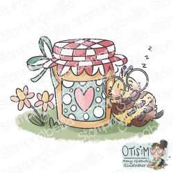 STAMPINGBELLA - Buzzy Bee and the Honey Jar