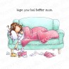 STAMPINGBELLA - Curvy Girl Get Well Soon card sample