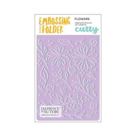 Mini Embossing Folder - Flowers