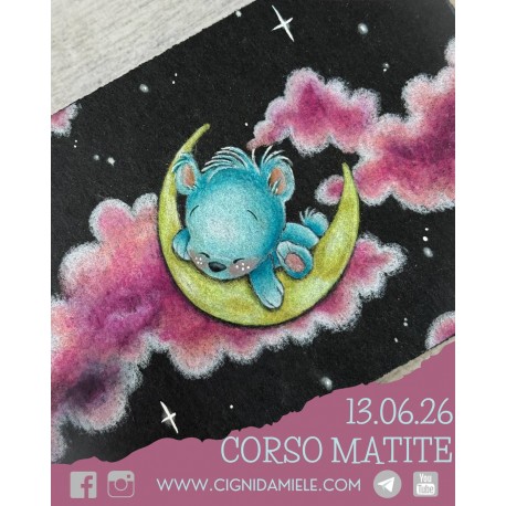 CORSO CARDMAKING CON MATITE - ONLINE - SAB. 13 GIUGNO ORE 10:00