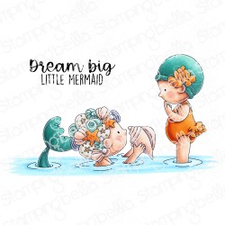 STAMPINGBELLA -  Beach Bundle Girl Mermaid’s Gift