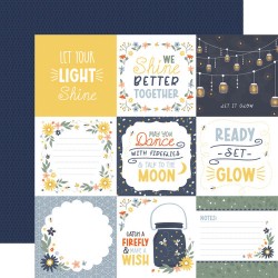 ECHOPARK Pastel Gingham: Yellow Gingham 12x12 Patterned Paper