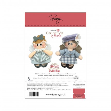 Tommy fustella – Orso/Coniglio di Marta® design by Creattiva by Marta