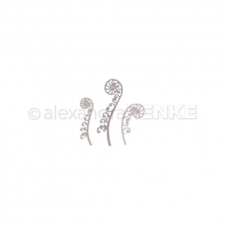 A. RENKE - D-AR-FL0429 - Farn Spiralen Trio - fustella