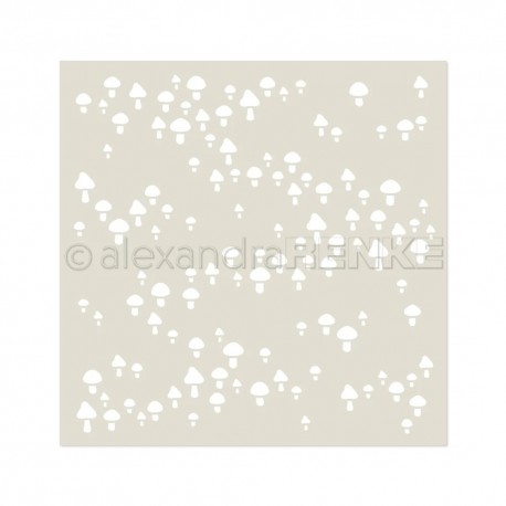 A. RENKE –ST-AR-FL0041 - Freudige Pilze - stencil