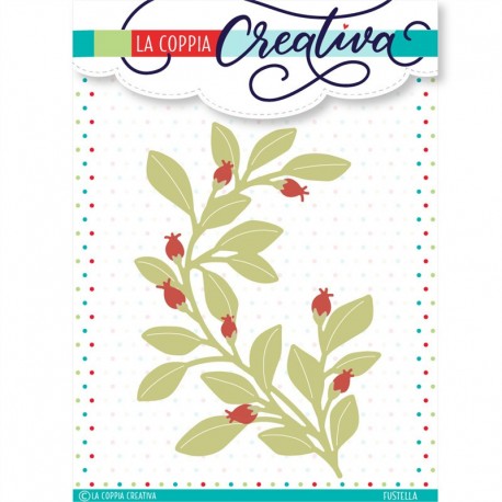 LCC – fustella LA COPPIA CREATIVA - ABETE FIORITO