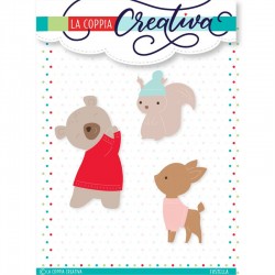 LCC – fustella LA COPPIA CREATIVA - AMICI DEL BOSCO