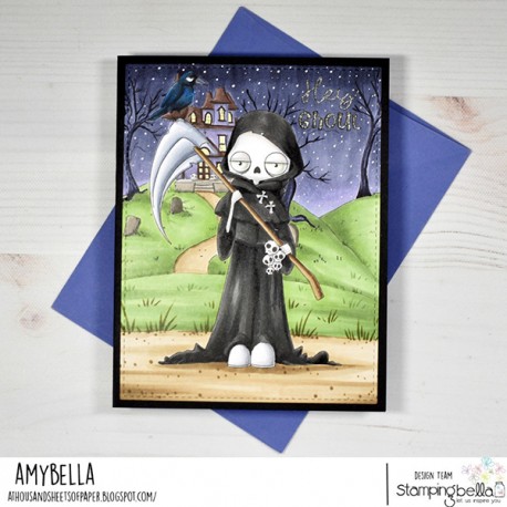 STAMPINGBELLA - Oddball Grim Reaper (set of 2 stamps)