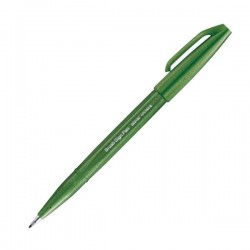 Pentel Sign Brush Pen Olive Green