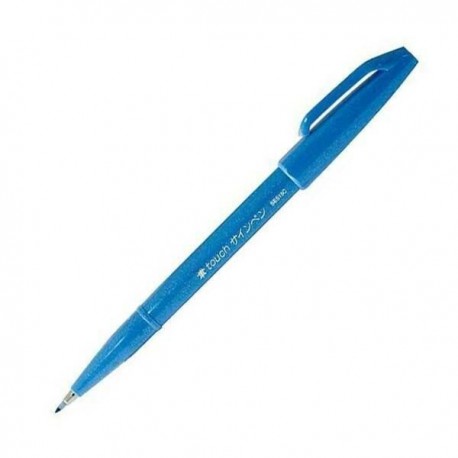 Pentel Touch Sign Pen - Light Blue