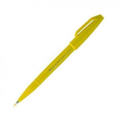 Pentel Touch Sign Pen - Yellow