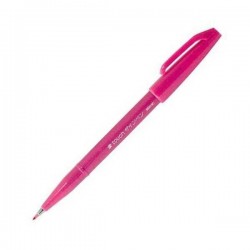 Pentel Touch Sign Pen - Pink