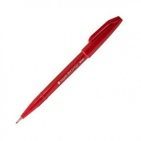 Pentel Touch Sign Pen - Red