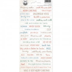 P13 - STICKER SHEET THE FOUR SEASONS - WINTER 01, 10,5 X 23CM