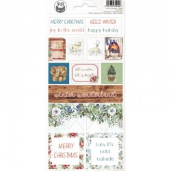 P13 - STICKER SHEET THE FOUR SEASONS - WINTER 01, 10,5 X 23CM