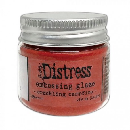 DISTRESS EMBOSSING GLAZE - CRACKLING CAMPFIRE