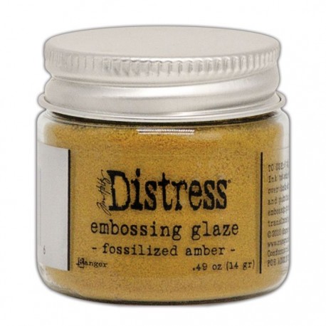 DISTRESS EMBOSSING GLAZE - FOSSILIZED AMBER