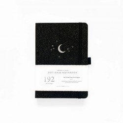 A5 Forest Night 160 Pages Dot Grid Notebook