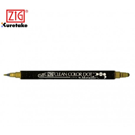 ZIG CLEAN COLOR DOT - METALLIC GOLD