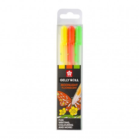 GELLY ROLL - MOONLIGHT FLUORESCENT - HAPPY