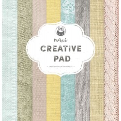 P13 - MAXI CREATIVE PAD - PASTEL FABRIC