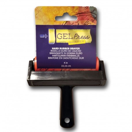 GEL PRESS HARD RUBBER BRAYER