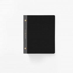 A5 Black Dot Grid Notepad - PRODOTTO IN PREORDINE!!!!