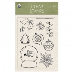P13 - CLEAR STAMP CLEAR STAMP - COSY WINTER A6, 10PCS