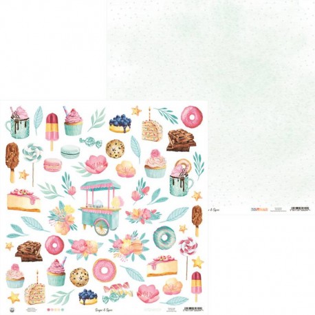 P13 - PAPER SUGAR AND SPICE 07, 12X12" - PREVENDITA